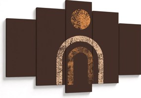 Obraz - Oranžové oblúky N⁰1 (150x105 cm)