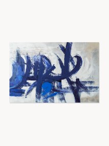 Ručne maľované plátno Blue Stroke