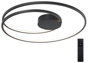 Brilagi - stmievateľné LED stropné svietidlo TWISTER LED/105W/230V Ø100 cm čierne + DO