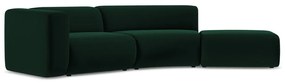 Tmavozelená zamatová leňoška (pravý roh) Ekahi – Makamii