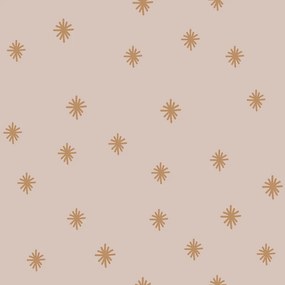 DEKORNIK Simple Irregulars Stars On Pastel Background - Tapeta