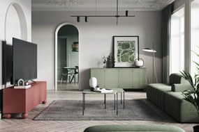 Komoda Sonatia II 200 cm - olivová