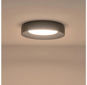 LED Stropné svietidlo LED/40W/230V 3000K čierna pr. 50 cm
