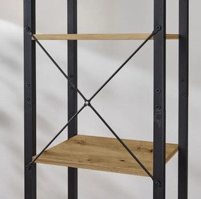 Policový regál béžový / čierny LLS101B88