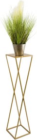STOJAN NA KVETINÁČ LOFT5 100X24X24 CM ZLATÁ