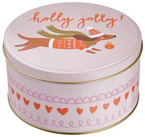 COOKIE JAR Dóza okrúhla jazvečík 13,5 cm