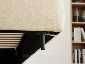 Manželská posteľ 160 cm Asesora 160 (béžová + čierna). Akcia -45%. Vlastná spoľahlivá doprava až k Vám domov. 1137376