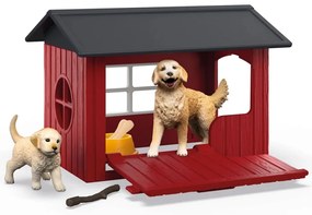 Schleich 42722 Psia búda so zlatým retrieverom