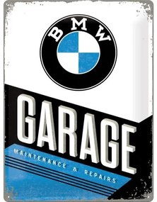 Plechová ceduľa BMW - Garage, ( x  cm)