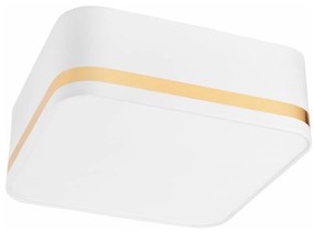 Stropné svietidlo SIRJA SQUARE 2xE27/60W/230V 35x35 cm biela