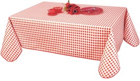 Obrusy Habitable  VICHY - ROUGE - 140X250 CM