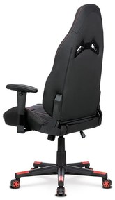 BONTEC Herné kreslo, hojdací mechanizmus, čierna látka, KA-F07 RED Farba: Čierna