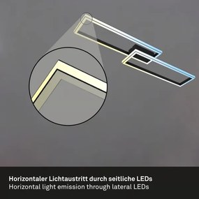 Briloner 3761015 - Stmievateľné LED stropné svietidlo LED/45W/230V 2700-6500K+DO čierne