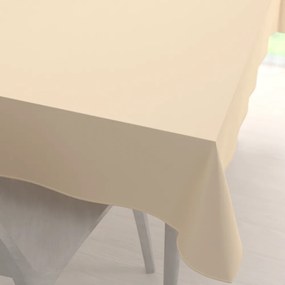 Biante Obdĺžnikový bavlnený keprový obrus KEP-002 Vanilkový 140x220 cm