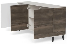 Komoda Random 160 cm kašmír/ořech