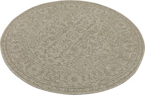 Obojstranný koberec BRUSSELS 205989/10610 béžový / krémový kruh