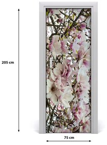 Fototapeta na dvere kvet magnólia 75x205 cm