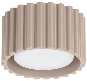 Sollux SL.1817 - Bodové svietidlo AURA 1xGX53/10W/230V 6 cm taupe