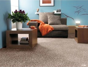 Koberce Breno Metrážny koberec FAYE 39 (396), šíře role 400 cm, béžová, hnedá