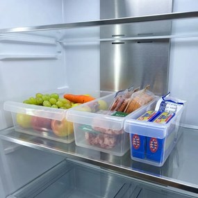 Súprava 3 ks organizérov do chladničky, ROTHO LOFT FRIDGE, antibakteriálne 5 l + 3 l + 1,5 l
