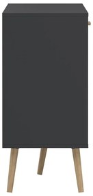 Antracitová nízka komoda 149x82 cm Bodo – Tvilum