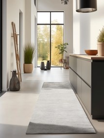 Hanse Home, Behúň Handloom 105960 Dhaka Ivory White, 80x200, biela, chodba / predsieň