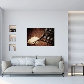Obraz písacieho stroja (90x60 cm)
