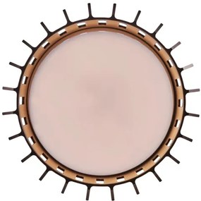 Nordlux - Vonkajšie stropné svietidlo ALUDRA 1xE27/15W/230V hnedá