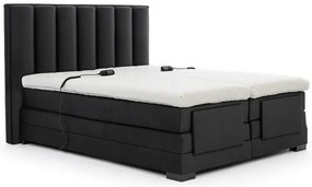 Kontinentálna posteľ VENETA boxspring s elektrickým polohovaním 200X180, šedá (Sola 06)