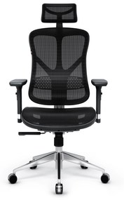 Kancelárska ergonomická stolička Diablo V-Basic, čierna