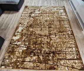 HU Béžový klasický koberec Shiraz Bcf Bodkovany-bezovy Rozmer: 80x150 cm