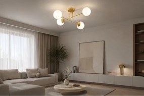 Brilagi - Prisadený luster MILO 4xE27/60W/230V zlatý