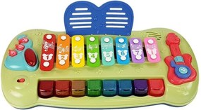 LEAN Interaktívny detský klavír - piano, činely