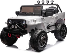 LEAN CARS JH-102 Biele auto na batérie 4x4