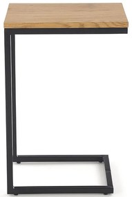 Konferenčný stolík Nisa dub zlatý/čierna