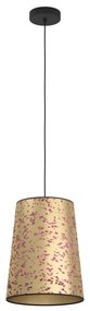 Eglo 390292 - Luster na lanku CASTUERA 1xE27/25W/230V zlatá/ružová