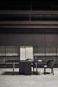 Jedálenský stôl arq čierny 200 x 100 cm MUZZA