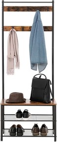 Vešiakový stojan s botníkom VASAGLE HSR41BX