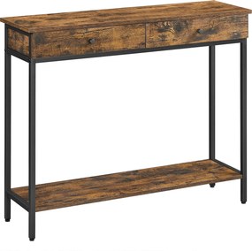 XXXLutz KONZOLOVÝ STOLÍK, hnedá, čierna, 100/30/80 cm Boxxx - Stolíky do obývačky - 002543013601