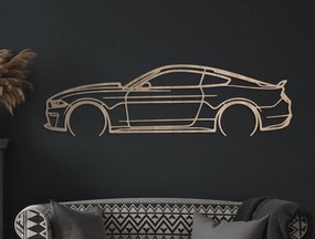 drevko Obraz na stenu Chevrolet Camaro Rozmer obrazu: 23 x 86 cm, Farba dekorácie: Čierna