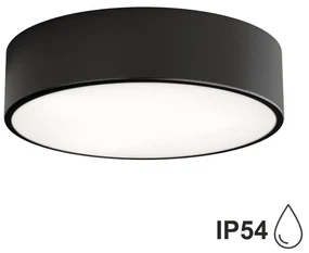 Brilagi - Kúpeľňové stropné svietidlo CLARE 2xE27/24W/230V pr. 30 cm čierna IP54 BG0578