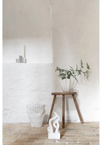 Biela váza z polyresínu (výška 22 cm) Shell – Mette Ditmer Denmark