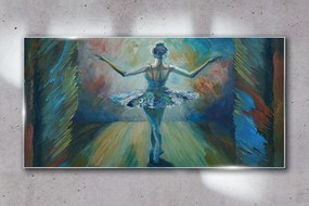 Skleneny obraz Abstrakcie baletu tanečnice