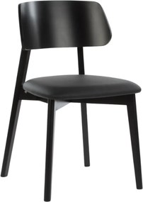 MARY DREVENÁ STOLIČKA S PODSEDÁKOM black