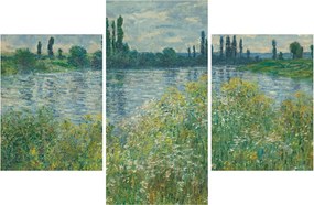 Obraz - Claude Monet, Banks of the Seine, reprodukcia (90x60 cm)