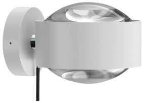 Puk Maxx Wall+ LED, šošovky číre biela matná/chróm