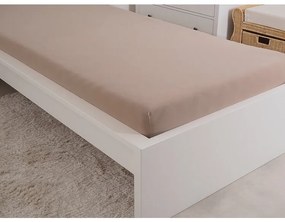 4Home jersey prestieradlo Ideál orechová, 90 x 200 cm