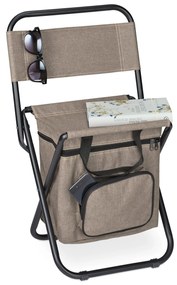 Kempingová stolička s operadlom, RD36793