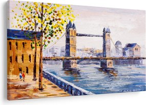 Obraz - Maľba mesta (90x60 cm)