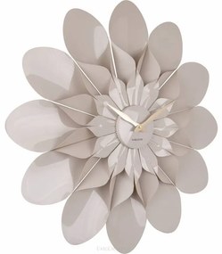 Dizajnové nástenné hodiny Karlsson Flower 5731GY, 60 cm